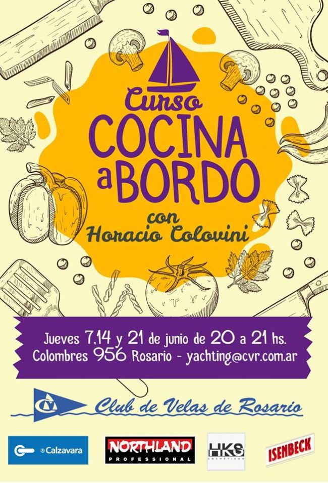 curso de cocina a bordo
